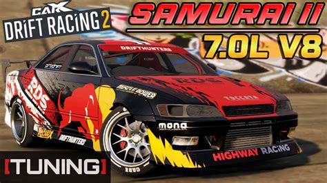 SAMURAI II 7 0L V8 TUNING CarX Drift Racing 2 YouTube