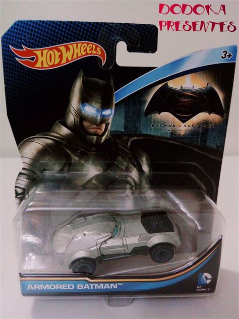 Hot Wheels Armored Batman Dc Comics Mattel Carrinho De Beb Mattel Nunca Usado