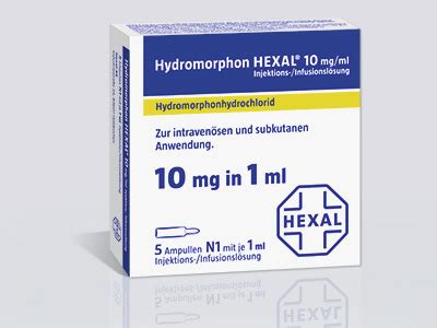 Hydromorphon Hexal Mg Ml Injektions Infusionsl Sung Ml Von