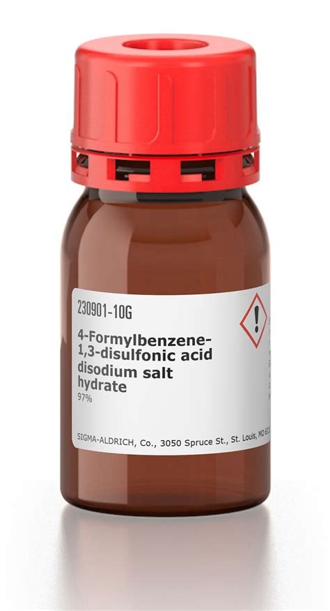 Aldrich 4 Formylbenzene 1 3 Disulfonic Acid Disodium Salt Hydrate