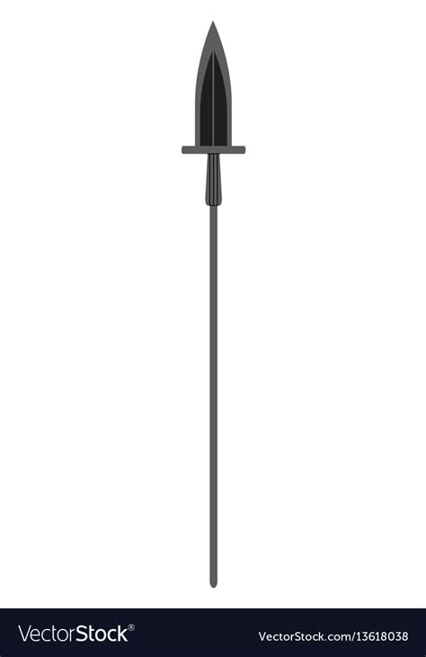 medieval lance weapon style equipment royalty  vector