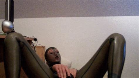 Laxfanat Latex Pierced Public Girl Shopping Fuck In Transparent Catsuit Blue Jacket PART III HD