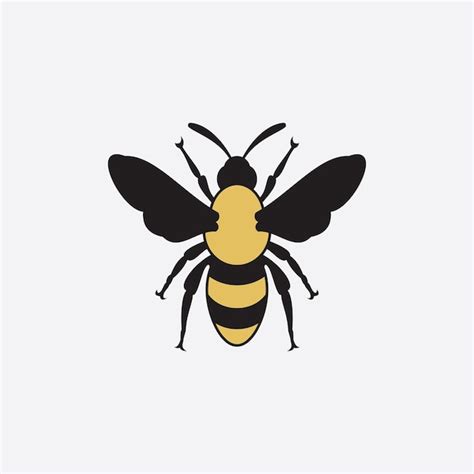 Abeja Logo Vector Ilustraci N Dise O Icono Logo Vector Premium