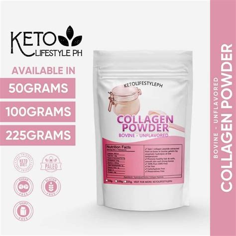 Collagen Powder Unflavoredbovineketo And Low Carb Approved Shopee