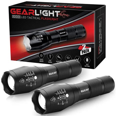 GearLight S1000 LED Tactical Flashlights - Orion Tactical Gear