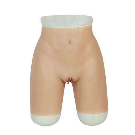 Fake Vagina Pant With Anal Hole Medium Silicone Hip Pads