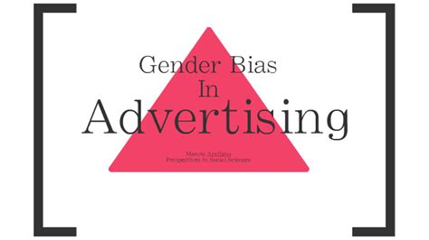 Gender Bias In Advertising By Chelsea Arellano