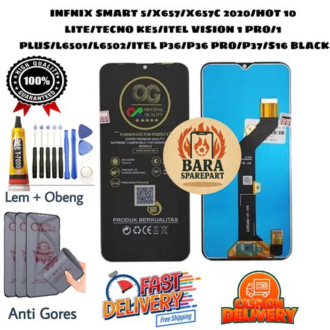 Jual Lcd Touchscreen Infinix Smart X X C Hot Lite Tecno Ke Itel Vision Pro