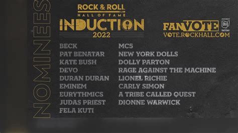 Rock and Roll Hall of Fame 2022 induction class announced | wkyc.com