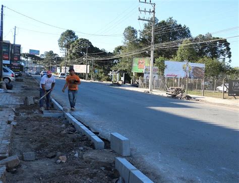 Obras de revitalização avançam na rua Antônio Kaesemodel Portal São