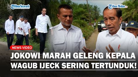 Jokowi Geleng Geleng Kepala Lihat Jalan Hancur Di Labura Wajah Wagubsu