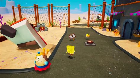 SpongeBob For Battle Bikini Bottom PLAYING GAME WITH SANDY AND SPONGEBOB YouTube