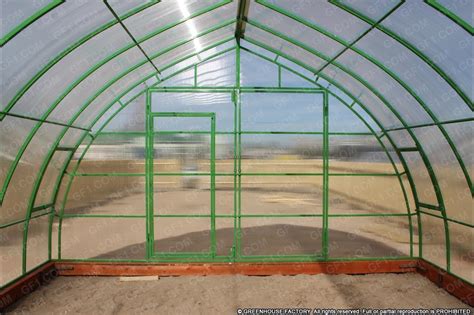 Greenhouse FARMER DROP 5 (Fully Installed) - Polytunnels Direct