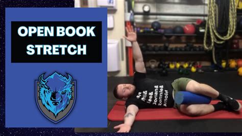 Open Book Stretch Thoracic Spine Mobility Exercise Great For Stiff