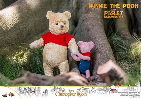 Hot Toys Christopher Robin Winnie The Pooh Piglet Collectible Figures Figures