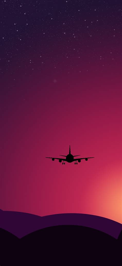 Airplane Sunset Wallpapers - 4k, HD Airplane Sunset Backgrounds on ...