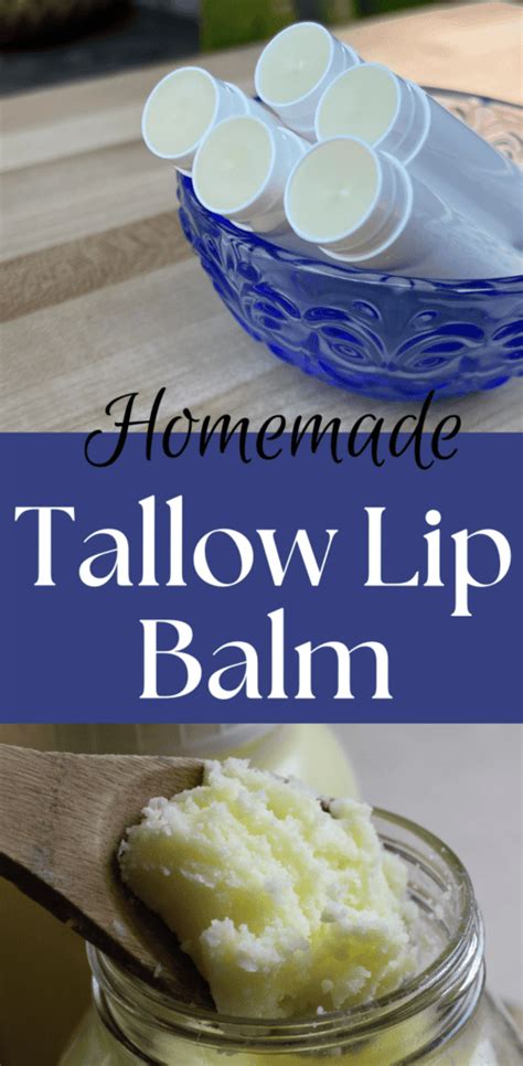 Easy Homemade Tallow Lip Balm Recipe