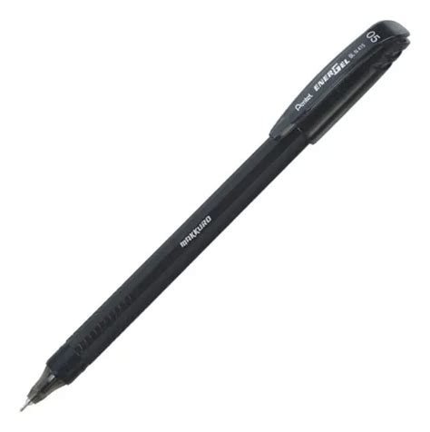 Caneta Pentel Energel 0.5 Preta - Caneta Gel Energel Makkuro Pentel 0.5 Tinta Preta Preto Preto ...
