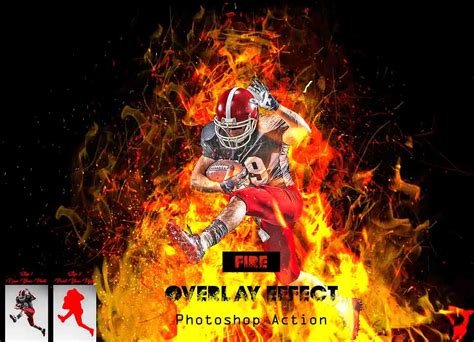 Fire Overlay Effect Photoshop Action Graphic by hmalamin8952 · Creative Fabrica