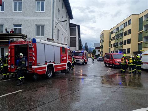 HFW Bad Ischl Brand in Mehrparteienhaus entpuppt sich als Täuschungsalarm