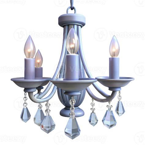 Crystal Chandelier With Four Lights 55328839 Png