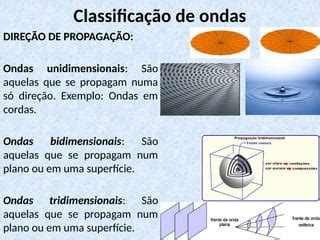 Exemplos De Ondas Unidimensionais - Ondas - Princípios e principais fenômenos | PPTX