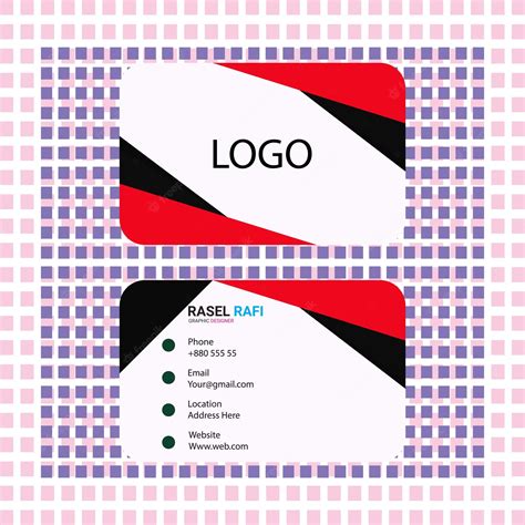 Premium Vector | Business card design vector