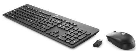 Wireless Keyboard And Mouse Hp Slim Combo T L Aa Usb Wireless Receiver