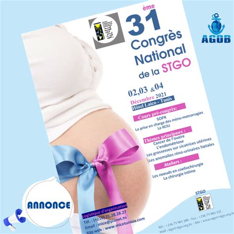 31 ème Congrès National de la STGO AGOB Association des Gynécologues