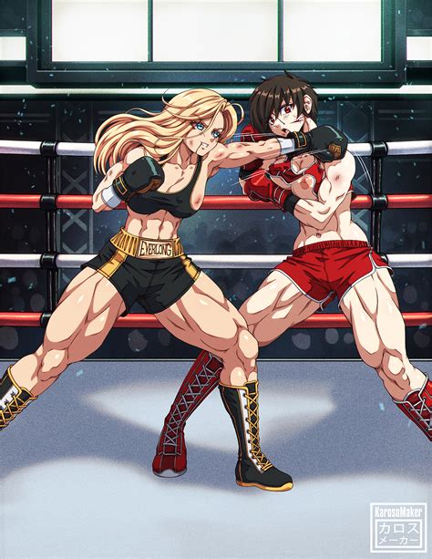 Boxing TTrax VS Yuki By Karosu Maker Hentai Foundry