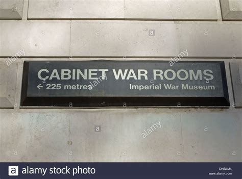 Direction Sign For The Cabinet War Rooms Now The Churchill War Rooms
