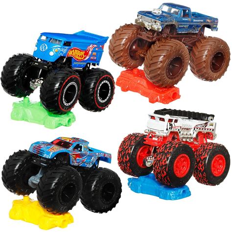 Hot Wheels Monster Trucks Selection Of Scale Off