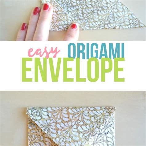 The Easy Way to Fold a Paper Envelope (with video tutorial)