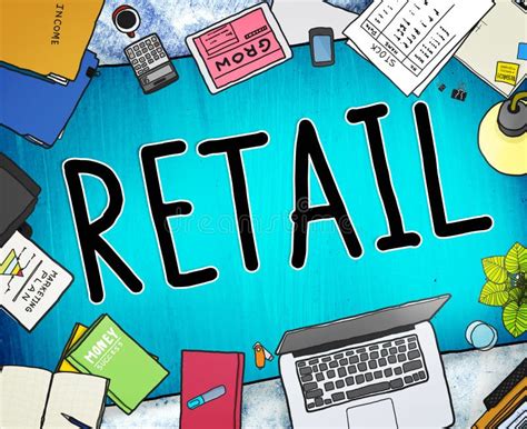 Retail Market Price Consumer Buying Concept Stock Illustration