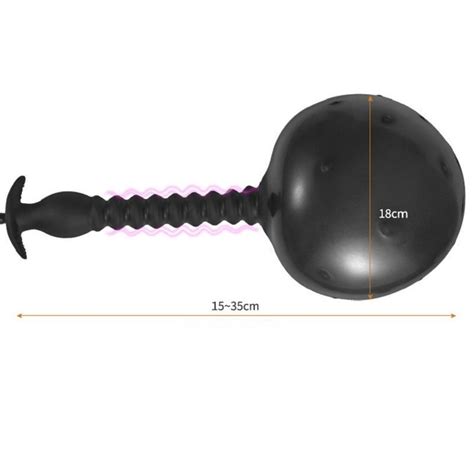 Huge Inflatable Anal Plug SQ CHASTITYGO