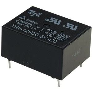TRV-12VDC-SC-CD, Катушка: 12 В 0,45 Вт 320 Ом Контакты: 1 переключающий ...