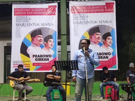 Gresik Menggema KIP Prabowo Gibran Deklarasi Menang Satu Putaran