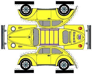 Carros 3d Para Imprimir E Montar - 150 ideias de Imprimir e montar/ carros em 2025 | carro de papelão ...