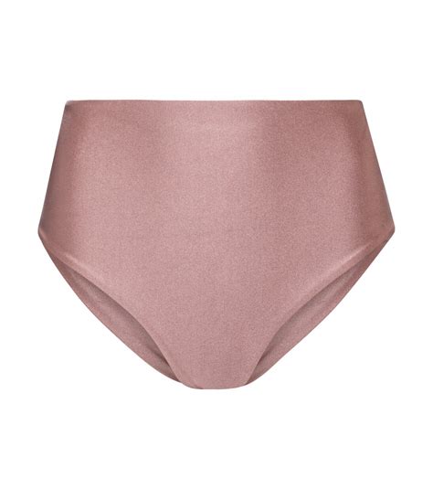 Bound High Rise Bikini Bottoms In Pink Jade Swim Mytheresa
