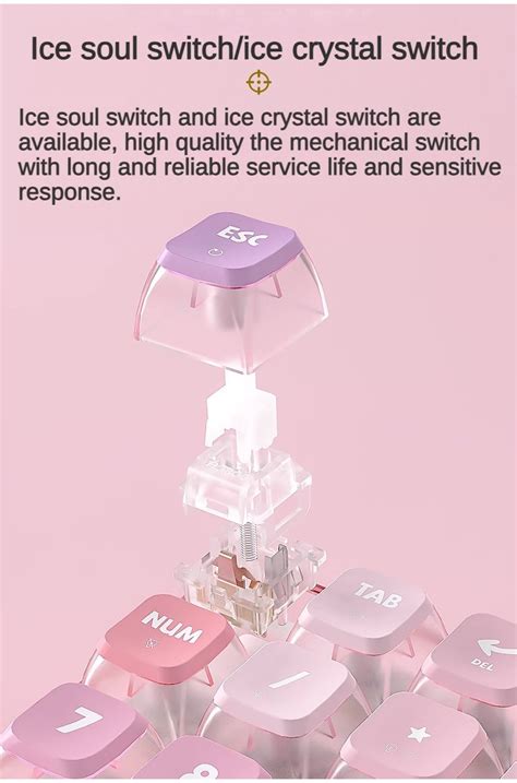 Leobog K Wireless Three Mode Transparent Number Keyboard Mechanically Customized Pad Hot Swap