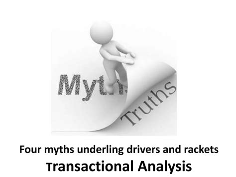 Four myths underling drivers and rackets - transactional analysis