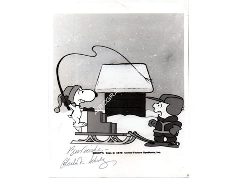 Charles Schulz Snoopy Authentic Genuine Signature Signed Autograph Photo