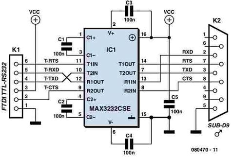 Rs232 To Current Loop Converter Schematic Rs232 To Current L