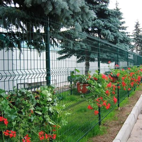 Commercial Galvanized Rigid Home Outdoor Fencing Pvc Coated Welded Wire