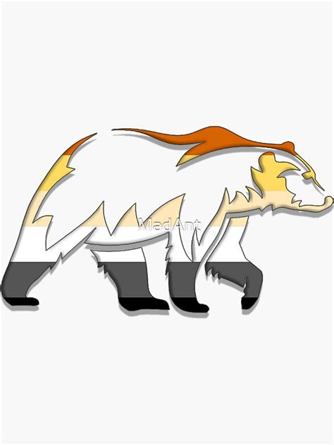 Gay Bear Pride Flag Sticker For Sale By Madant Redbubble