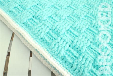 Basket Weave Crochet Baby Blanket » B.Hooked