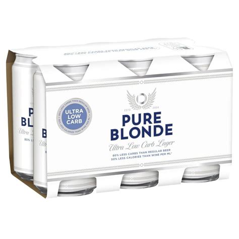 Pure Blonde Ultra Low Carb Lager Can ML Pack