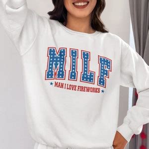 MILF Man I Love Fireworks SVG Funny 4th Of July SVG Woman Patriotic Shirt Png 4th Of July Svg