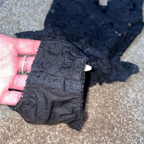 Vintage Victoria S Secret Gold Label Black Lace Bustier Teddy Lingerie Body Suit Etsy