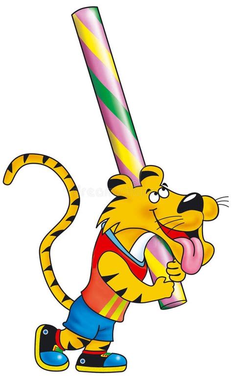 Tecknad Filmtecken Sex Stock Illustrationer Illustration Av Gyckel